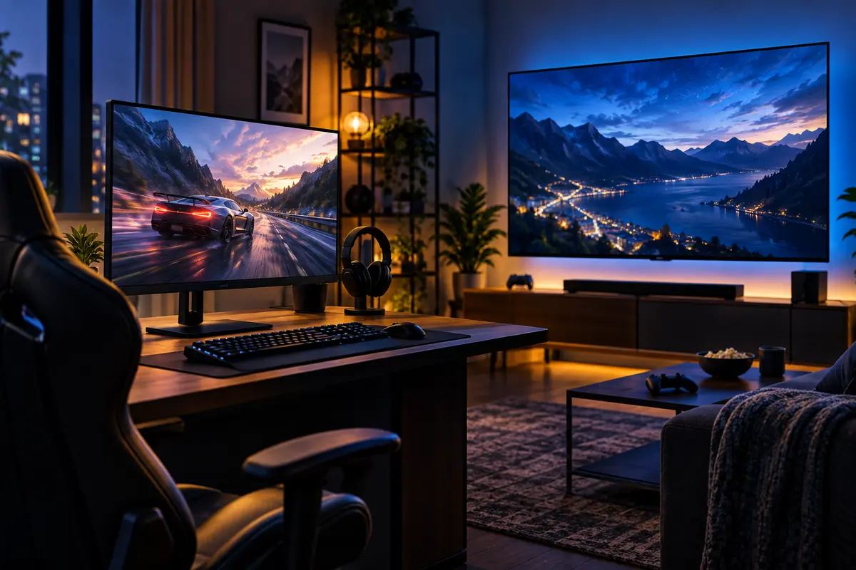 Editorial photograph for Gaming Monitor and TV Features That Actually Matter